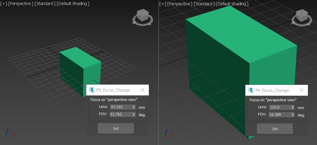 3dsMAX Script アクティブビューポートの視野の変更・・・新しくしたよ 